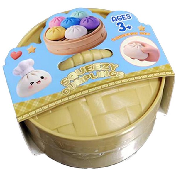 Ciastko Naciskane Ciastko Squishy Urocza Kolorowa BułEczka Zabawka Wolno PodnosząCa Się Do łAgodzenia Stresu Fidget Zabawka Dla Dzieci DorosłYch PrzeciwlęKowa White-image