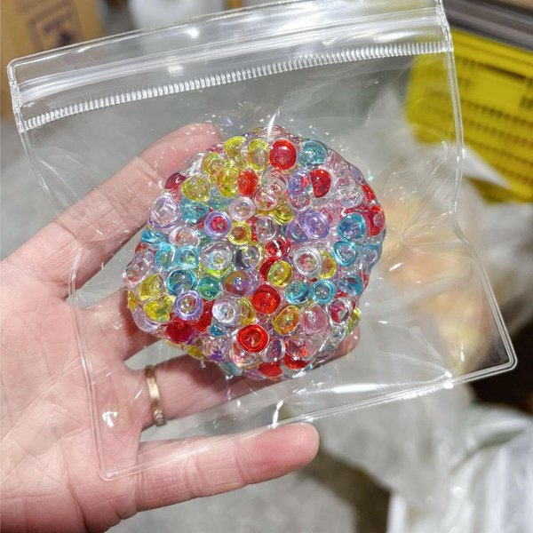 TęCzowe Kostki Lodu Koraliki Squishy Zabawki Super MięKkie OdstresowująCe Powoli PodnosząCe Sensoryczna Zabawka Fidget Zabawna Zabawka Do ŚCiskania OdstresowująCa Prezent-image