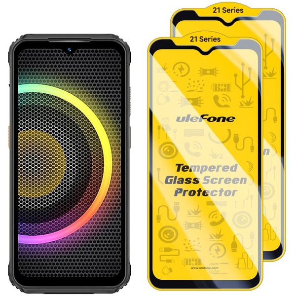 2 Szt. / Opakowanie Ulefone 9H HD Odporne Na Odciski PalcóW SzkłO Hartowane Ochraniacz Ekranu For Ulefone Armor 21-image