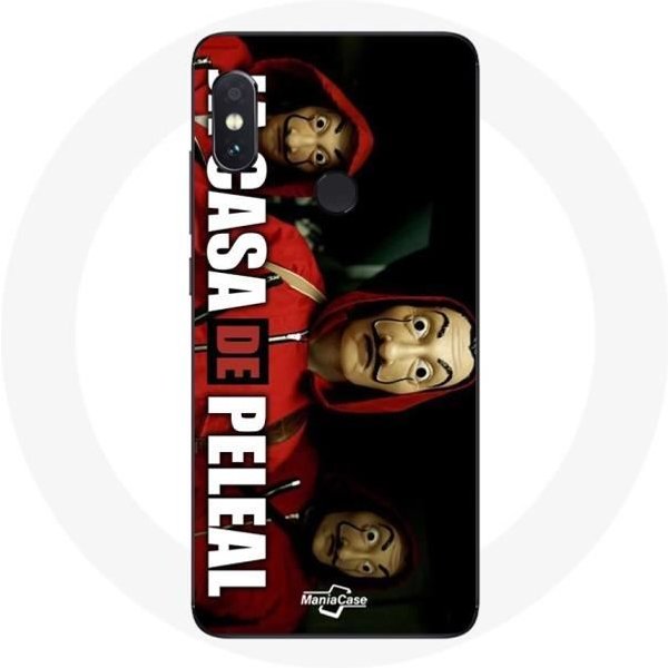 Funda Para Xiaomi Redmi Note 5 CáMara Dual AI La Casa De Papel MáScaras De Dalí-image