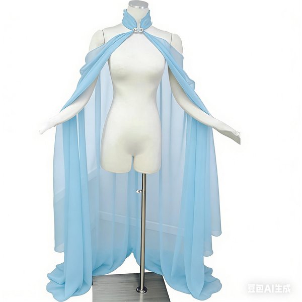 Chal Capa Medieval Para Mujer Gasa GóTico Wicca TúNica Vestido De Cosplay Capa Disfraz De Halloween Chal Fino Capa Traje De Escenario One Size&Medieval Dress White-image