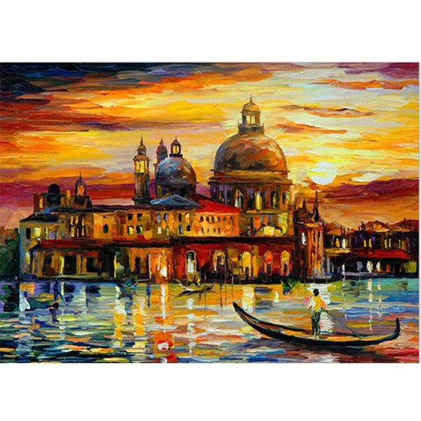 Pintura De Diamantes 5D DIY Taladro Redondo Completo Labores Mosaico Bordado 20X30CM-image