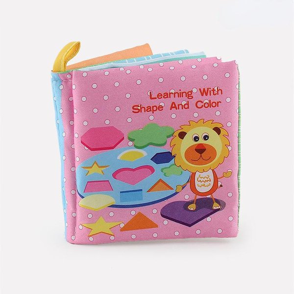 Libro De Tela Para Bebé, Frutas, Animales, Libro De Rompecabezas Cognitivo, Libros Educativos De Aprendizaje Temprano Para NiñOs, Juguetes De Tela Shape Varios Colores-image