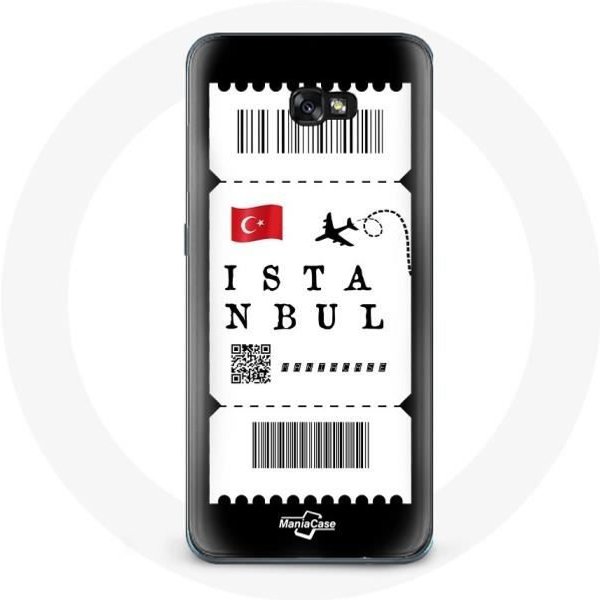 Funda Para Samsung Galaxy A8 2016 Billete De AvióN Estambul TurquíA-image