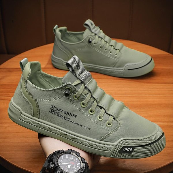 Zapatos Casuales Nuevos Zapatillas Hombre Exterior Zapatos De Lona Zapatos Para Caminar Mocasines Calzado CóModo Para Hombre Tenis Hombres 39 Gray-image