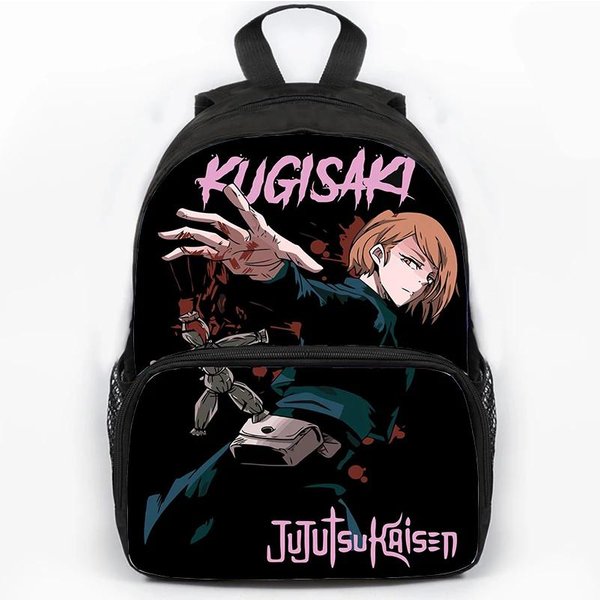 Mochilas De Anime J-Jujutsu Kaisen Para NiñOs Y NiñAs Bolso Escolar Mochila Grande Infantil Gojo Satoru Yuji Itadori Bolso Para Libros-image