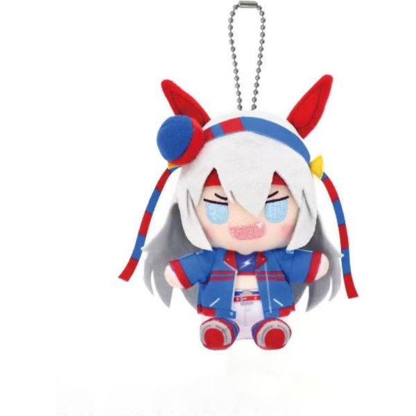 Nowa Gra Uma Musume Pretty Derby Pluszowa Kawaii Akcesoria Anime Symboli Rudolf Oguri Czapka Tamamo Cross Pluszaki 10Cm Lalka-Wisiorek-image