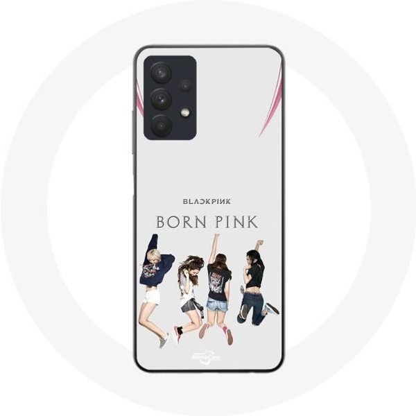 Funda Para Samsung Galaxy A32 5G - Maniacase - Blackpink Born Pink - Flexible - Negra - SintéTica Negro-image