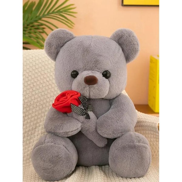 25-55CM Walentynkowe RóżE Miś Zwierzę Pluszowe Zabawki Dla Dziewczynek Lalki Misie 55CM-image