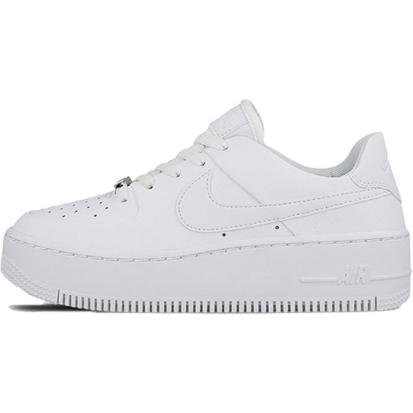 Nike Air Force 1 Sage Low Triple White Zapatillas Para Mujer Blanco-Blanco AR5339-100 37.5 White-image