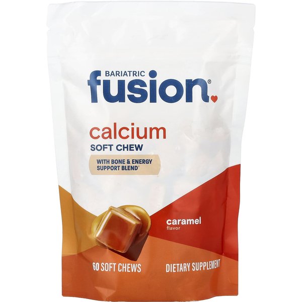Bariatric Fusion, Gominolas Blandas De Calcio, Sabor Caramelo, 60 Gominolas Blandas-image