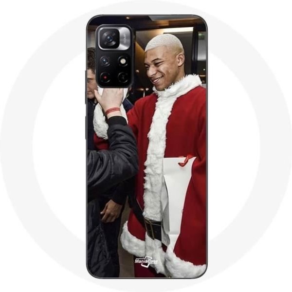 Coque Maniacase Pour Redmi Note 11 5G Mbappé Foot Joyeux NoëL-image