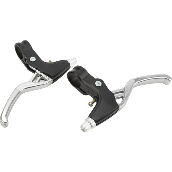 2 Piezas Manetas De Freno Plegables Para Bicicleta De MontañA AleacióN De Aluminio Completa Manija De Freno De Carrera De Velocidad Variable-image