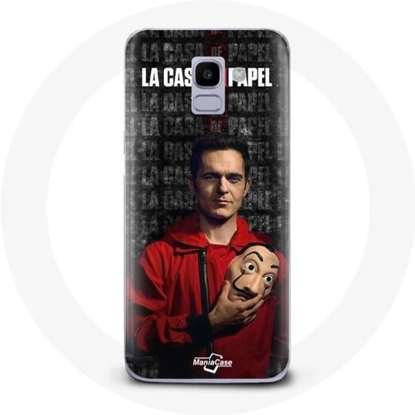 Coque Pour Samsung Galaxy A8 2018 La Casa De Papel Berlin Masque-image