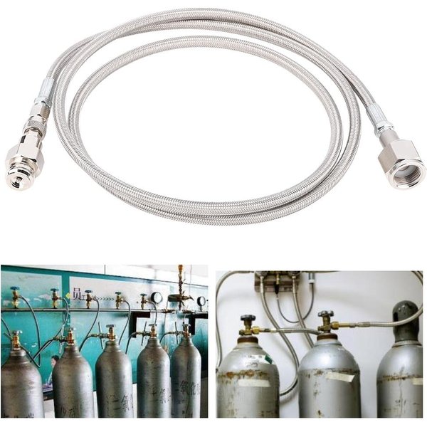 Kit De Adaptador Directo De Manguera De Alta PresióN De 1.8 M Para CO2 Para Soda A Tanque Externo W21.8‑14-image