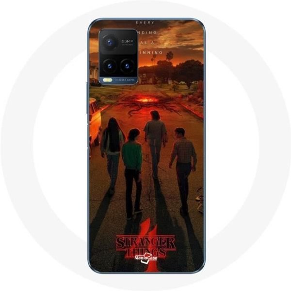 Funda Para Vivo Y21S 2021 / Y21 2021 Stranger Things Temporada 4 PóSter Arte Tripulaciones De La Nueva TeoríA-image