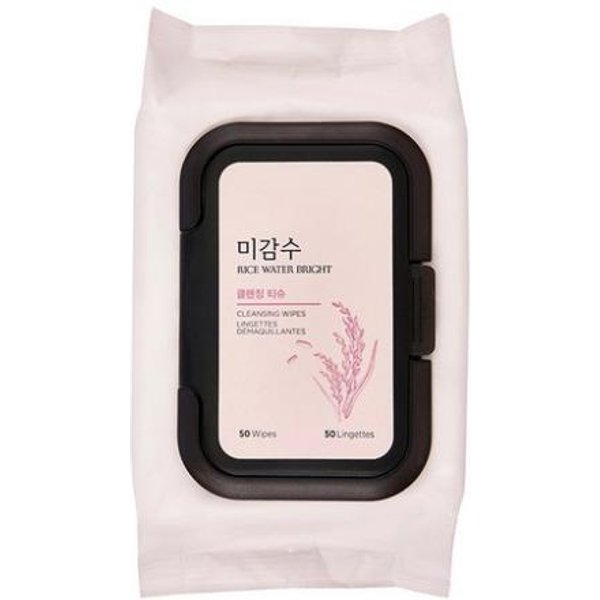 The Face Shop Chusteczki OczyszczająCe Z Wodą RyżOwą Rice Water Bright 50 Sztuk #2Ea-image