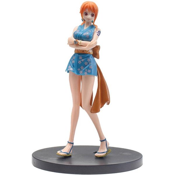 One Piece 17Cm Figurka Anime Luffy Zoro Chopper Yamato Nami Robin Statuetka Anime Figurka Akcji Model Kolekcjonerski Zabawka Dla Dziecka Beige-image