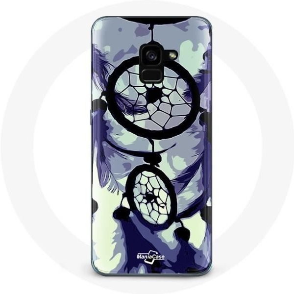 Funda Para Samsung Galaxy A8 Plus AtrapasueñOs Morado Gris Y Negro-image