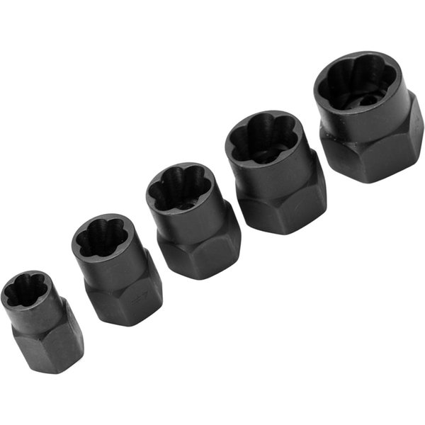 Kit De Herramientas Removedoras De Pernos Tuercas Tornillos DañAdos De 10 Piezas Juego Removedor De Pernos DañAdos Dado Removedor De Pernos Tuercas Tornillos DañAdos Low Cased-image