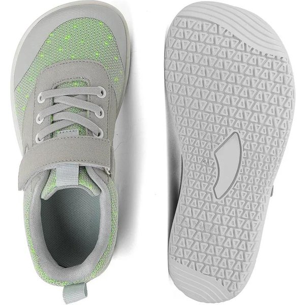 Zapatos Anchos Minimalistas Para NiñOs PequeñOs Y Grandes NiñOs NiñAs Zapatillas Ligeras Antideslizantes Naturales Zapatos Para Caminar Para NiñOs Skate Plano EUR30 Gray-image