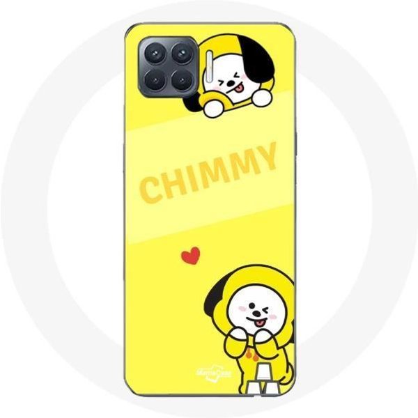 Funda Para Oppo A93 BTS Bangtan BT21 Chimmy Jimin Fondo Amarillo-image