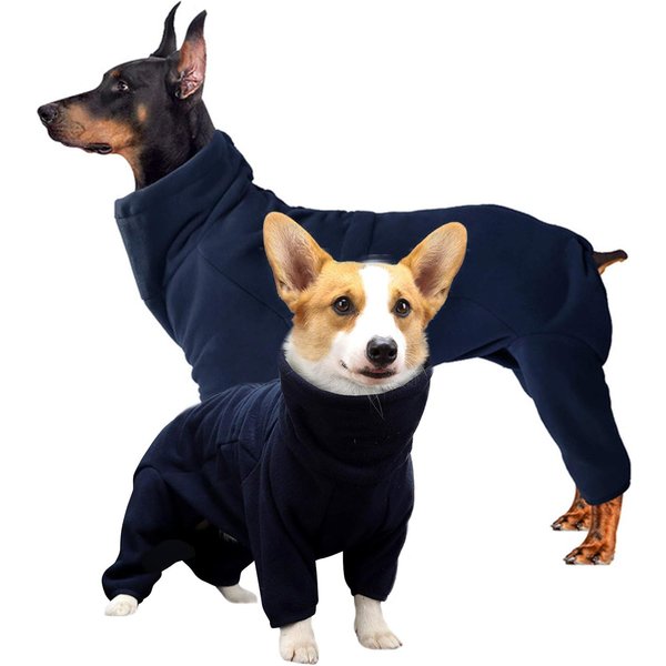 Atuban - Abrigo De Invierno Para Perros, Pijama De Polar Suave, Chaqueta Resistente Al Viento Para Mascotas, Chaleco CáLido Para Clima FríO, Mono Acogedor, Ropa XXS-image