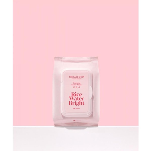 The Face Shop Chusteczki Do DemakijażU RozjaśNiająCe Bez SpłUkiwania 50 Sztuk Free White-image