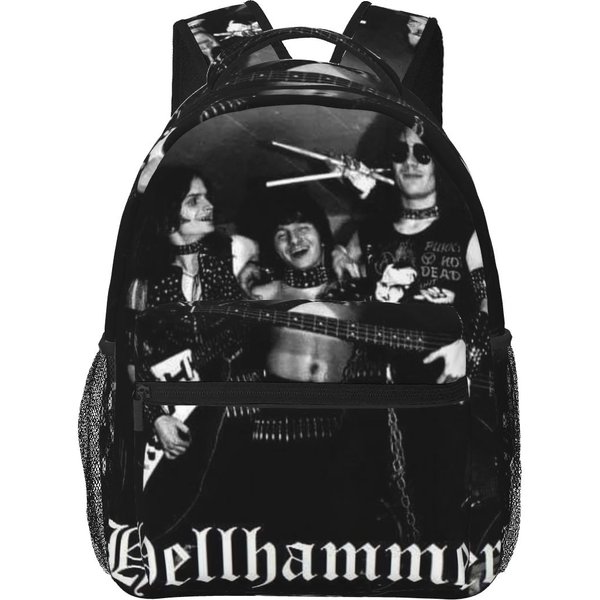 Torrent Speed Metal Rock Hellhammer Zespół Plecaki ChłOpcy Dziewczynki Tornister Uczniowie Torby Szkolne KreskóWka Plecak PodróżNy Torba Na Ramię One Size-image