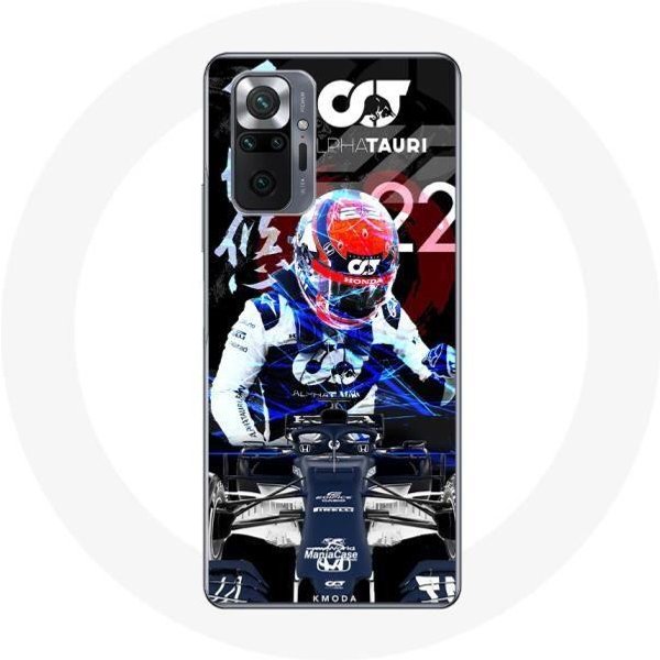 Funda Para Xiaomi Redmi Note 10 Pro FóRmula 1 Yuki Tsunoda Piloto De Automovilismo JaponéS De F1-image