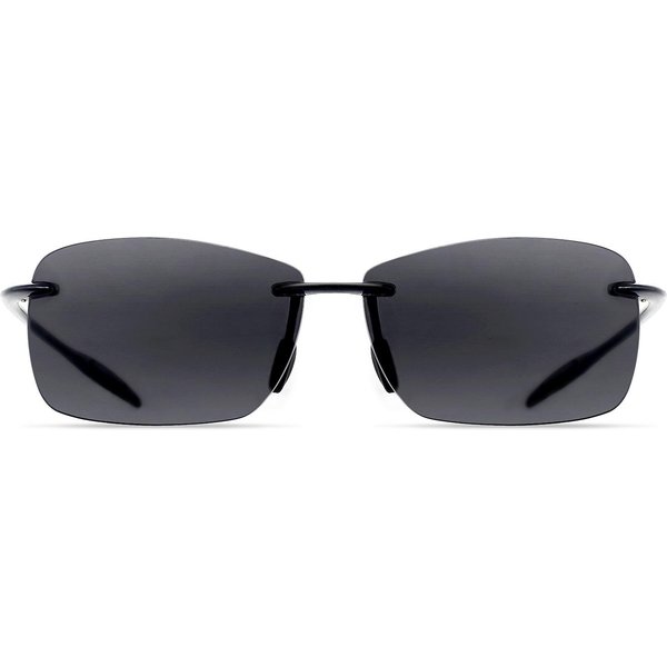 Maxjuli Sportowe Okulary PrzeciwsłOneczne Okulary Dla MężCzyzn Kobiet Oprawka Spectacle Frame Bez Oprawek Tr90 Rama Do Biegania WęDkarstwa Golfa Surfingowania Jazdy MJ8010 Black-image