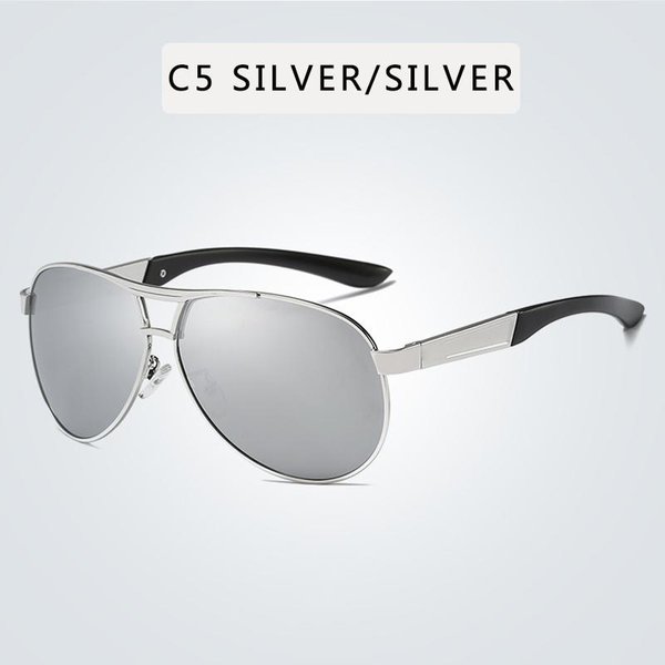 Gafas De Sol Polarizadas De Lujo Para Hombre, Gafas De Sol De ConduccióN Para Hombre Y Mujer, Gafas De Sol De Piloto Negras Vintage De DiseñAdor UV400 Polarized-image