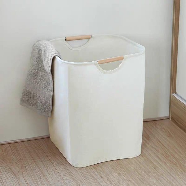 Cesta De Almacenamiento De Ropa Sucia De Gran Capacidad Con Asa, Cesta De LavanderíA Plegable, Accesorios De BañO-image
