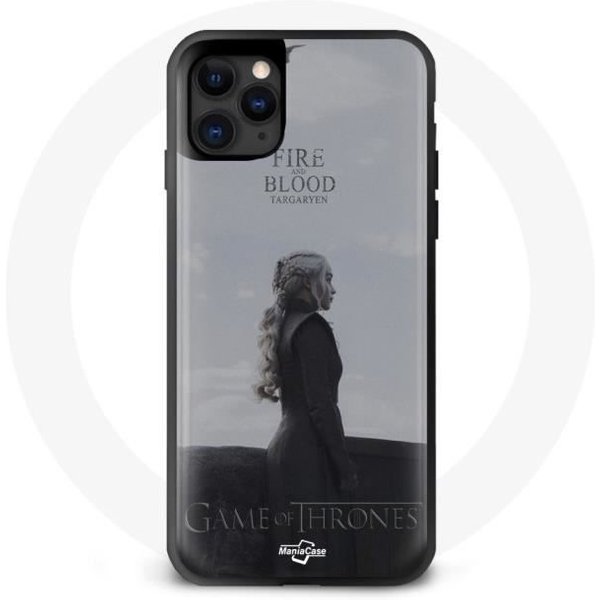 Funda - Maniacase - Iphone 13 Pro - Juego De Tronos - Daenerys Targaryen - Flexible - Negro Negro-image