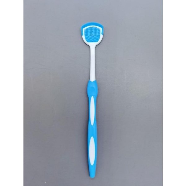 Limpiadores De Lengua Raspador De Lengua Reutilizable Cepillo Lavable Herramientas Para Limpiar La Lengua Aliento Fresco Higiene Bucal Naranja-image
