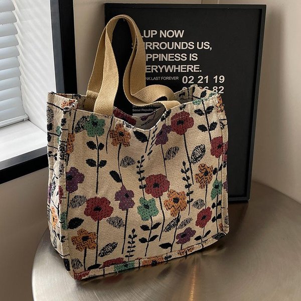 Bolso Tote De Gran Capacidad Para Desplazamientos A La Moda Y VersáTil Bolso De Mano De Un Hombro Ins Bolso De Hombro Para Estudiantes Mujeres Gray-image