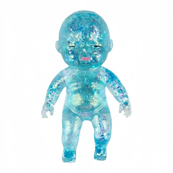 Zabawka Jumbo Baby Squishy – Super MięKka Powoli PowracająCa BłYszcząCa ŚCiskana, Sensoryczna Zabawka Fidget Do ŁAgodzenia Stresu, Na LęK, Urocza RozciąGliwa Kolekcjonerska Niebieski-image