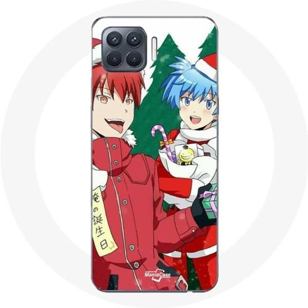 Coque Pour Oppo A93 Karma Et Nagisa Assassination Classroom Anime Christmas Day-image