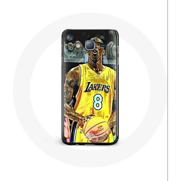 Funda Para Samsung Galaxy J3 Kobe Bryant Dunk Lakers 8 NBA Negra-image