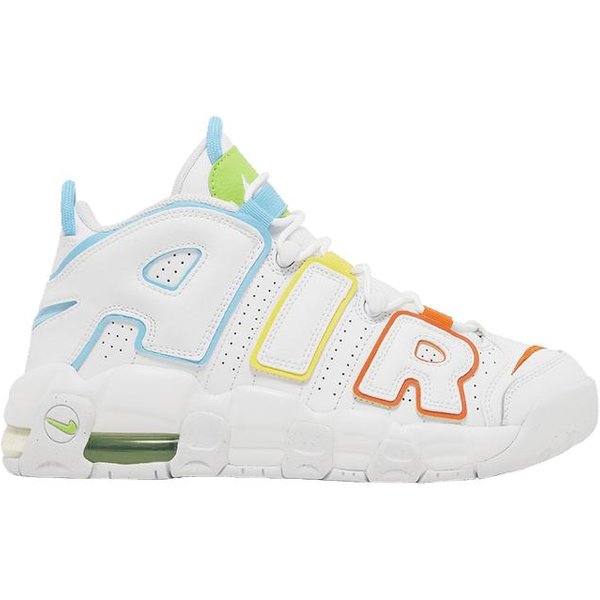 Nike Air More Uptempo Blanco Multicolor (Gs) 40 White-image