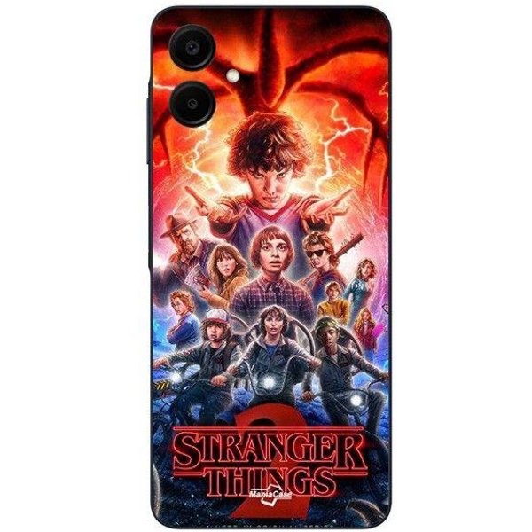 Funda Para Samsung Galaxy A06 Stranger Things Temporada 2 Maniacase Negro-image