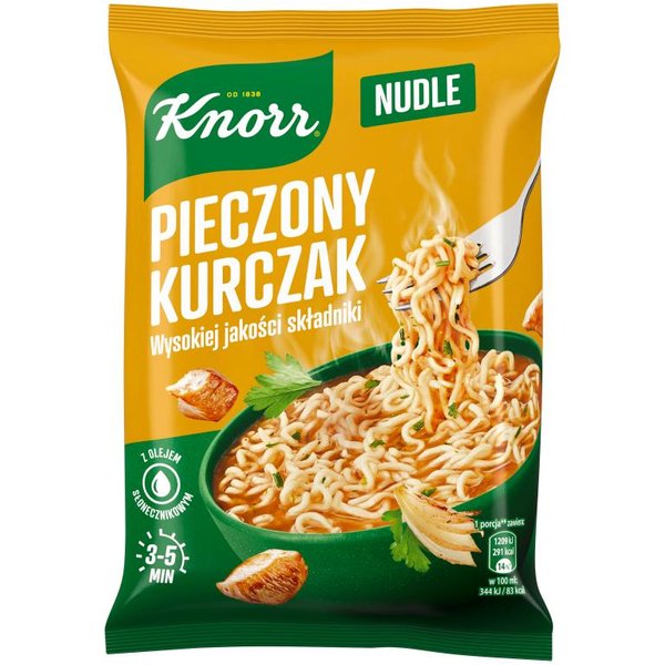 Knorr Nudle Zupa Danie Pieczony Kurczak 61 G-image