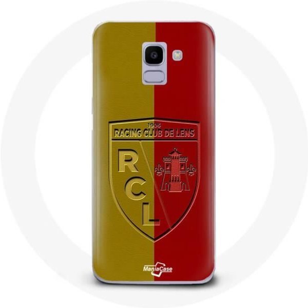 Funda - Maniacase - Samsung Galaxy J6 2018 - Flexible - Logo Amarillo Y Rojo - ProteccióN Decorativa Negro-image
