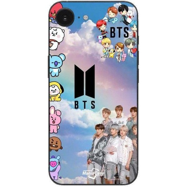 Funda Maniacase Para Iphone 16E Kpop BTS 2024 2025 Negro-image