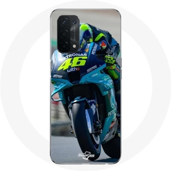 Funda - Maniacase - Oppo A74 5G - Valentino Rossi - Flexible - Negro-image