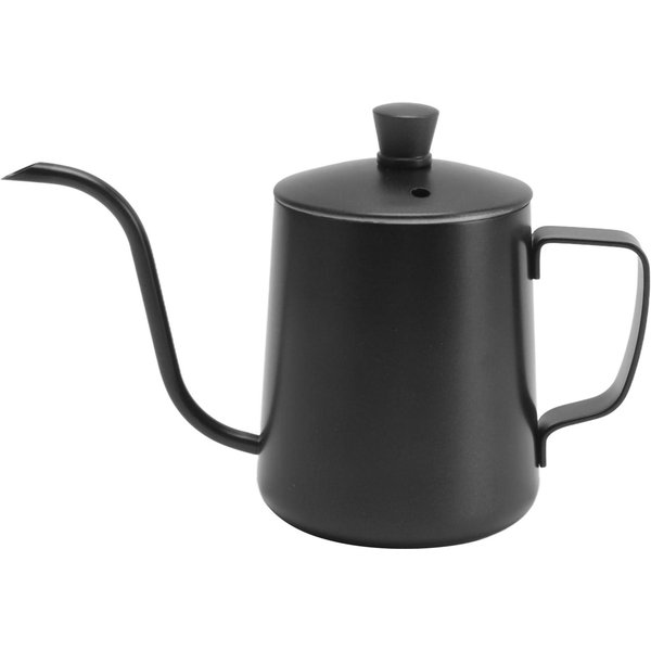 Hervidor De Café Pour Over CañO Largo Y Estrecho Acero Inoxidable 304 Cuello De Cisne Pour Over Goteo Manual Té L-image