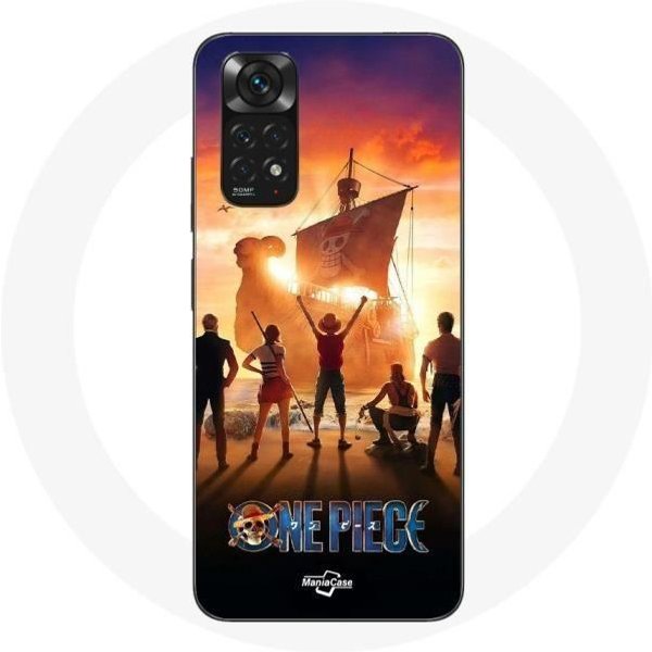 Funda - Maniacase - Xiaomi Redmi Note 11 4G - PóSter De One Piece - Silicona - Flexible Negro-image