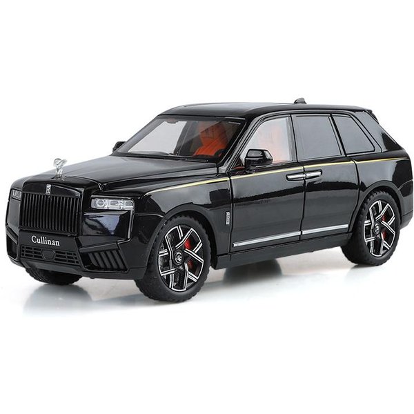 1:24 Rolls Royce Cullinan Suv Metalowy Odlew Diecast Model Samochodu Pull Back DźWięK I ŚWiatłO Samochodzik Zabawka Dla Dzieci Mini Gt Miniaturowy Prezent-image