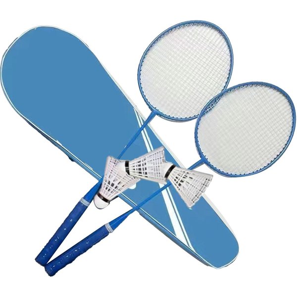 Set De 2 Raquetas De BáDminton Para Juegos Al Aire Libre En El Patio Trasero, Raquetas De BáDminton Ligeras Con-image