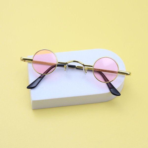 Retro Hip-Hop OkrąGłE MałE Oprawki Okulary PrzeciwsłOneczne UV400 Metalowe Oprawki Dla Kobiet MężCzyzn Gafas De Sol 1PC-image